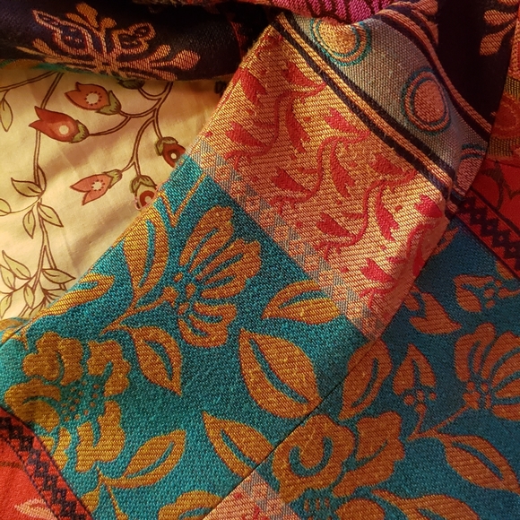 Multicolor floral tapestry jacket blazer - Picture 7 of 8